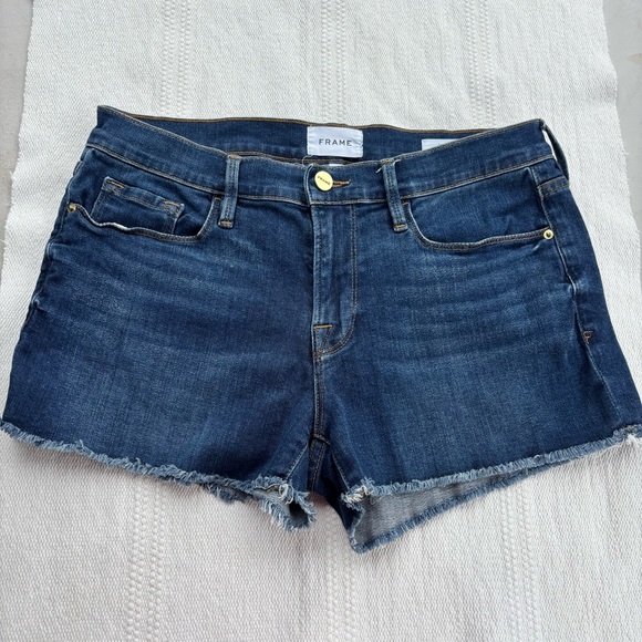 Frame Denim Pants - Frame Le Cut Off denim shorts size 28